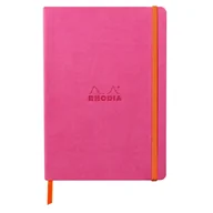 Notesy i bloczki - Notatnik Rhodia A5, miękka oprawa, linie, Fuksja - miniaturka - grafika 1