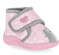 Kapcie damskie - Kapcie Papcie domowe przedszkolne żłobka na rzepy Unicorn Jednorożec r.20 - miniaturka - grafika 1