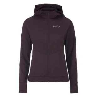 Damska Bluza CRAFT ADV ESSENCE JERSEY HOOD JACKET 2 W 1915288-499000 – Fioletowy - Bluzy damskie - miniaturka - grafika 1