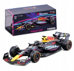 BOLID F1 Red Bull RB19 Max Verstappen GP MIAMI 2023 1:43 BBURAGO 18-38083 - Samochody i pojazdy dla dzieci BOLID F1 Red Bull RB19 Max Verstappen GP MIAMI 2023 1:43 BBURAGO 18-38083 - Samochody i pojazdy dla dzieci - miniaturka - grafika 1