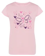 Koszulki i topy damskie - T-Shirt damski kolorowy nadruk Motyle Motylki XXL - miniaturka - grafika 1