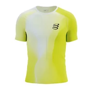 Bielizna sportowa męska - COMPRESSPORT Koszulka biegowa PERFORMANCE SS T-SHIRT safe yellow - miniaturka - grafika 1