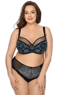 Biustonosze - M-3329/2 Angel biustonosz soft, Kolor czarno-niebieski, Rozmiar 80E, Mat - Intymna - miniaturka - grafika 1