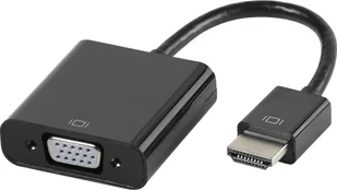 Vivanco adapter HDMI - VGA 0.1m 45493 - Złącza, przejściówki, adaptery - miniaturka - grafika 1