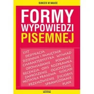 Filologia i językoznawstwo - Formy wypowiedzi pisemnej Nowa - miniaturka - grafika 1