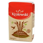 Cukier i słodziki - Cukier Królewski, cukier trzcinowy kryształ, 500 g - miniaturka - grafika 1