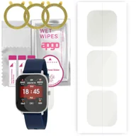 Akcesoria do smartwatchy - 3x Folia hydrożelowa MATOWA do Marea Bluetooth Talk Collection - apgo Smartwatch Hydrogel MATTE Protection Ochrona na ekran smartwatcha - miniaturka - grafika 1