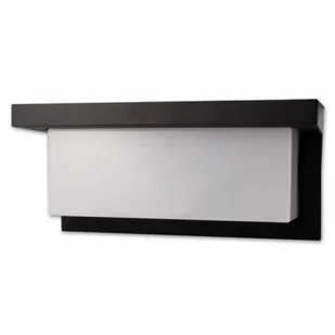 LVT Lagos 7925 kinkiet lampa ścienna ogrodowa IP54 1x12W LED 4000K 840lm z czujnikiem ruchu czarny/biały - Lampy ogrodowe - miniaturka - grafika 1