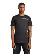 Koszulki męskie - G-STAR RAW Koszulka męska Multi Stencil Graphic Slim, Czarny (Dk Black D22218-336-6484), S - miniaturka - grafika 1