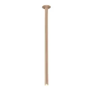 Lampy sufitowe - Metalowa sufitowa lampa ALHA 9427 Dohar tuba do sypialni platynowa - miniaturka - grafika 1