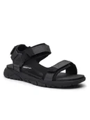 Sandały męskie - Timberland Sandały Windham Trail Sandal TB0A1V30015 Czarny - miniaturka - grafika 1