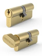 Zamki i wkładki - ZESTAW 2 WKŁADEK W SYSTEMIE 1-GO KLUCZA MOSIĄDZ WKE1 30/45 - miniaturka - grafika 1