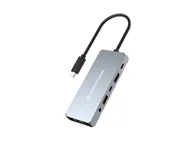 Stacje dokujące i replikatory portów - Conceptronic DONN22G stacja dokująca Przewodowa USB 3.2 Gen 2 (3.1 Gen 2) Type-C Szary - miniaturka - grafika 1