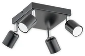 Lampy sufitowe - Lemir Denis lampa sufitowa (spot) 4-punktowa czarna O2624 P4 CZA O2624 P4 CZA - miniaturka - grafika 1