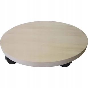 LUX Podstawka pod donicę na kółkach buk 35 cm - Donice - miniaturka - grafika 1