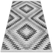 Dywany - Modny dywan winylowy Szary geometryczny wzór 80x120 cm - miniaturka - grafika 1