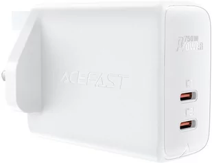 Acefast ładowarka sieciowa GaN (wtyczka UK) 2x USB Typ C 50W, Power Delivery, PPS, Q3 3.0, AFC, FCP (A32 UK) - Ładowarki do telefonów - miniaturka - grafika 1