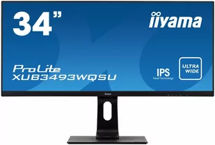 IIYAMA 34 cali XUB3493WQSU-B1 IPS UWQHD DP/USB/2xHDMI XUB3493WQSU-B1 - Monitory - miniaturka - grafika 1