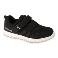 Buty dla dziewczynek - Befado sportowe dziecięce na rzepy 516X420 czarne - miniaturka - grafika 1