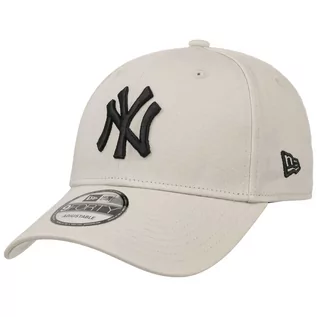 Czapki i chusty sportowe męskie - Czapka 9Forty League Basic Yankees by New Era, beżowy, One Size - grafika 1