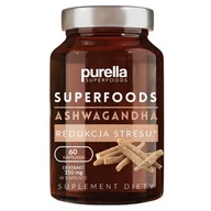 Produkty specjalne dla sportowców - PURELLA Supersuplement Redukcja stresu Ashwagandha 60 kapsułek unisex  5903246563023 - miniaturka - grafika 1