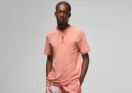 Koszulki męskie - Nike Air Jordan Jumpman Dri-Fit Crew Tee Light Madder Root - miniaturka - grafika 1