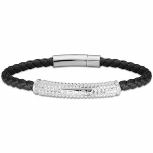 Bransoletka Męska Police PEAGB2214901 Skórzany 19 cm - Bransolety męskie - miniaturka - grafika 1