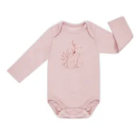Body dla niemowląt - ColorStories -Body niemowlęce Longsleeve- Soft and Natural brudny roz 62 cm. - miniaturka - grafika 1