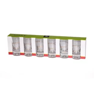 Altom ZŁOTA SPIRALA KPL.6 KIELISZKÓW WÓDKA X MAŁY 120102860 - Kieliszki - miniaturka - grafika 1