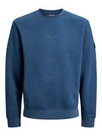 Bluzy męskie - Jack & Jones Bluza w kolorze niebieskim - miniaturka - grafika 1