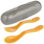 Sztućce dla dzieci - Canpol Zestaw bezpiecznych sztućców dla dzieci w etui 12m+ - miniaturka - grafika 1