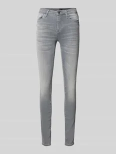 Jeansy o kroju super skinny fit z 5 kieszeniami - Spodnie damskie - miniaturka - grafika 1