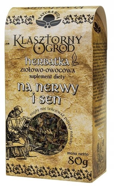 KLASZTORNY OGRÓD NA NERWY I SEN - 80g