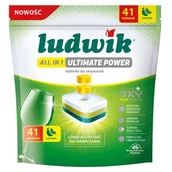 Akcesoria i części do zmywarek - Tabletki do zmywarek LUDWIK All In 1 Ultimate Power Lemon 41 szt. - miniaturka - grafika 1