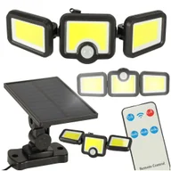 Lampy ogrodowe - Lampa solarna Led 3w1 z czujnikiem ruchu zmierzchu - miniaturka - grafika 1