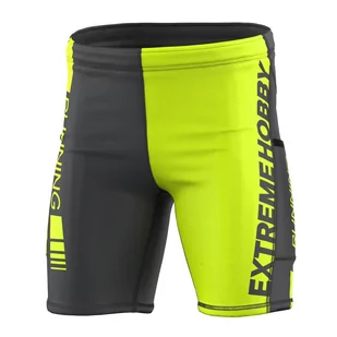 Krótki legginsy do biegania męskie EXTREME HOBBY DRAFT - Spodnie sportowe męskie - miniaturka - grafika 1