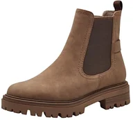 Kozaki damskie - Tamaris Damskie kozaki Chelsea 1-25418-41, camel, 36 EU, piaskowy, 36 EU - miniaturka - grafika 1