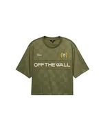 Koszulki i topy damskie - T-shirt Damski VANS Stevies Sports Jersey Loden Green VN000M9DZBF1 S - miniaturka - grafika 1