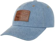 Czapki i chusty sportowe męskie - Relaxed Heritage Dad Hat Denim by Levi s, niebieski, One Size - miniaturka - grafika 1