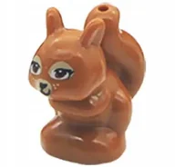 Figurki dla dzieci - ﻿Figurka klocki zwierzątko - wiewiórka - miniaturka - grafika 1