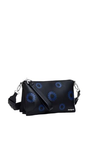 Desigual Women's Accessories PU Across Body Bag, czarna, czarny