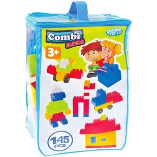 Zestaw Klocki Combi średnie w worku 145 elementów - Klocki - miniaturka - grafika 1