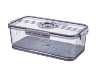 Pojemniki kuchenne - Pojemnik Na Żywność Do Lodówki Na Wędliny Sery Hermetyczny Z Datownikiem Wysoki - miniaturka - grafika 1