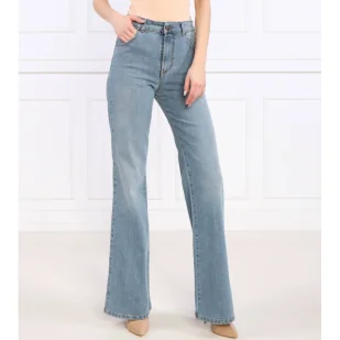 TWINSET Jeansy | flare fit - Spodnie damskie - miniaturka - grafika 1