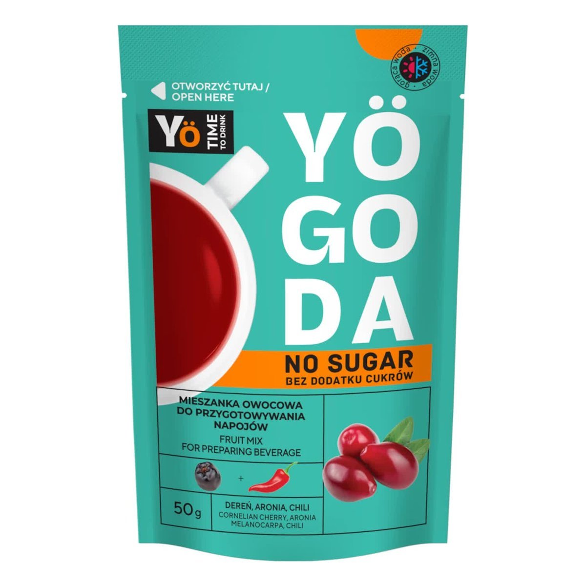 Mieszanka owocowa z dereniem jadalnym (bez cukru) 50g