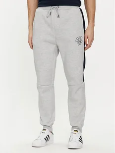 Brave Soul Spodnie dresowe MJS-516ALSTON Szary Straight Fit - Spodnie sportowe męskie - miniaturka - grafika 1