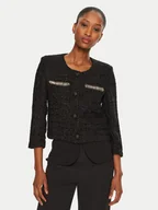 Swetry damskie - Rinascimento Kardigan CFC0019573002 Czarny Regular Fit - miniaturka - grafika 1