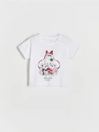 Bluzki dla niemowląt - Reserved - Świąteczny t-shirt z aplikacją - złamana biel - miniaturka - grafika 1