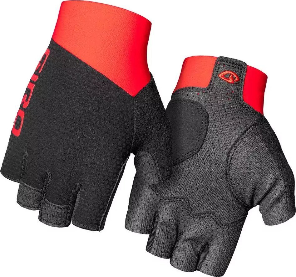 Giro Rękawiczki męskie GIRO ZERO CS krótki palec trim red roz. XL obwód dłoni 248-267 mm / dł. dłoni 200-210 mm NEW