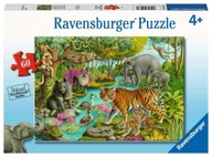 Puzzle - Puzzle 60 el. Animals of India. Zwierzęta z Indii Ravensburger - miniaturka - grafika 1
